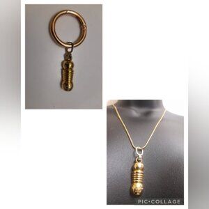 Christian Dior Pendant Necklace /Bag Charm up-cycled